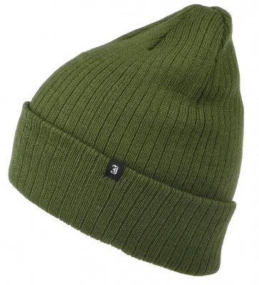 Bonnet - Jaxon Oversized Rib Knit Beanie (Olive)