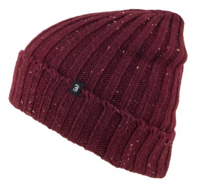 Bonnet - Jaxon Cabel Knit Hat (Burgundy)