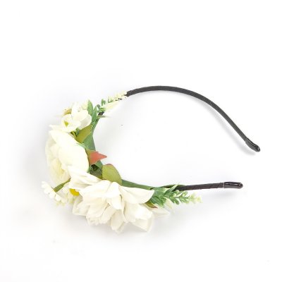 Couronne de fleurs - Gårda Eden Flowerband (blanc)