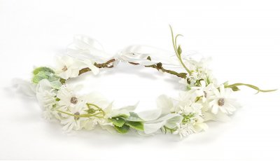 Couronne de fleurs - Gårda Lilliana Flowerband (blanc)