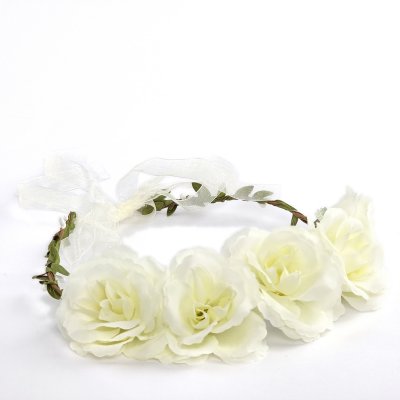 Couronne de fleurs - Gårda Rose Flowerband (blanc)