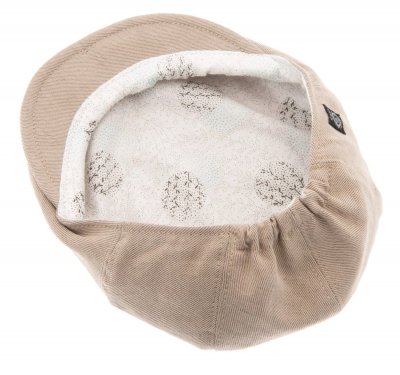 Casquette gavroche/irlandaise - CTH Ericson Carl Jr. Slub Flat Cap (kakhi)