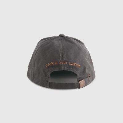 Casquettes - MJM Baseball Cap Catch you later (orange/offwhite)