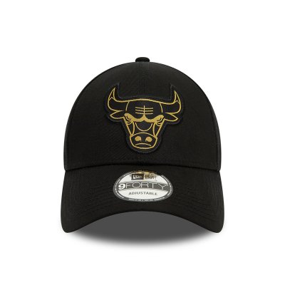 Casquettes - New Era Metallic Badge 940 Chicago Bulls (noir)