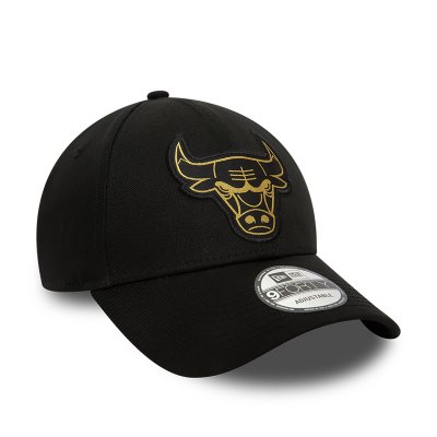 Casquettes - New Era Metallic Badge 940 Chicago Bulls (noir)