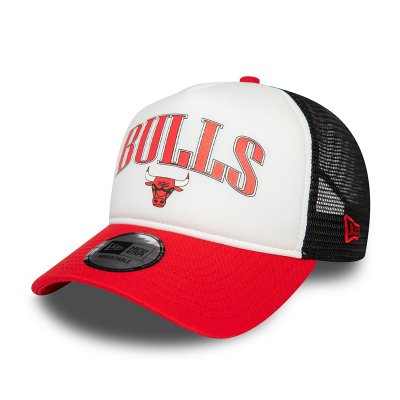 Casquettes - New Era Chicago Bulls Retro Trucker Cap (rouge/noir)