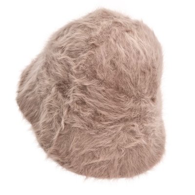 Chapeaux - Gårda Angora Cloche (gris-rose)
