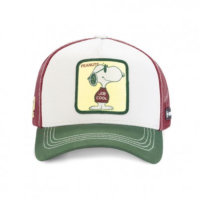 Casquette - Capslab Peanuts Snoopy (blanc/vert/rouge)