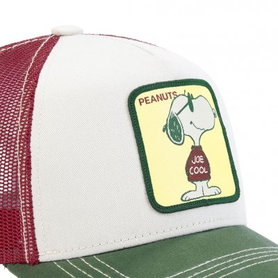Casquette - Capslab Peanuts Snoopy (blanc/vert/rouge)