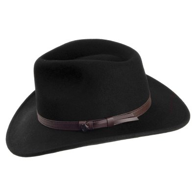 Chapeaux - Crushable Outback (noir)