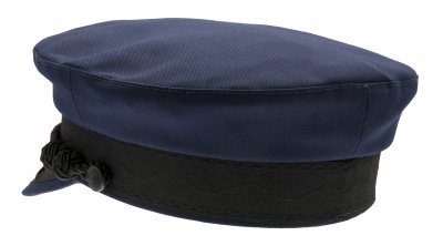 Fiddler cap - CTH Ericson Oscar II Poplin (bleu)