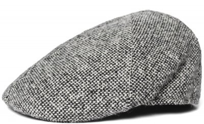 Casquette gavroche/irlandaise - Gårda Salernitana Wool Newsboy (noir/blanc)
