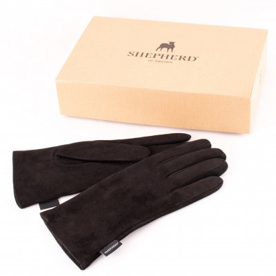Gants - Shepherd Women's Estelle Suede Gloves (Noir)
