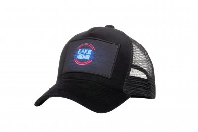 Casquettes - Gårda Velvet Trucker Fake News (noir)