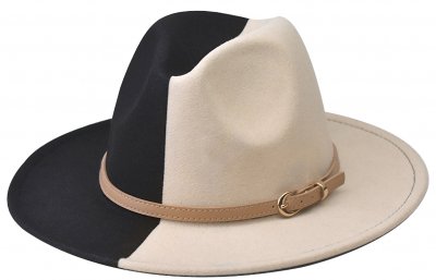 Chapeaux - Gårda Felt Hat (noir/offwhite)
