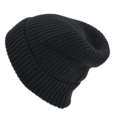 Bonnets - Gårda Selfoss Wool Beanie (noir)