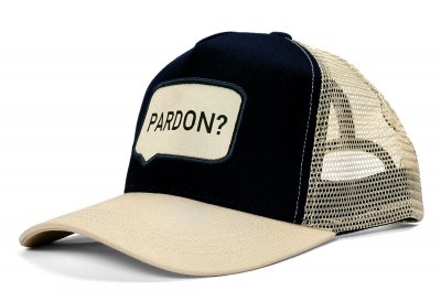 Casquettes - Gårda Trucker Pardon? (bleu/beige)