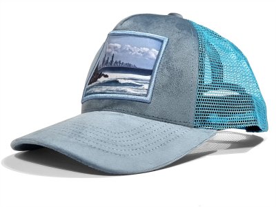 Casquettes - Gårda Velvet Trucker City Coast (bleu)