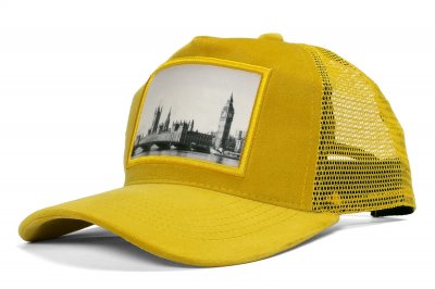 Casquettes - Gårda Velvet Trucker London (jaune)