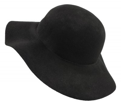 Chapeaux - Gårda Lessia Floppy Wool Hat (noir)
