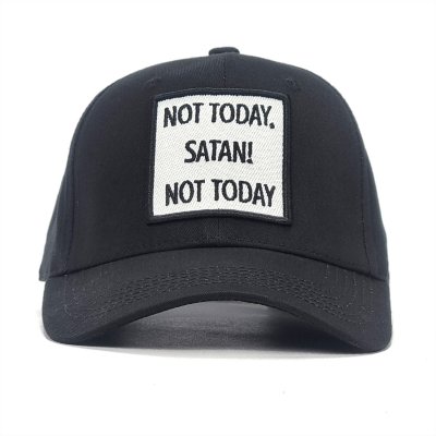 Casquettes - Gårda Not Today Satan (noir)