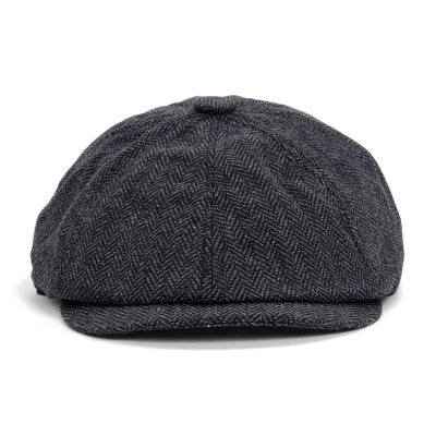 Casquette gavroche/irlandaise - Gårda Aberdour Newsboy (noir/gris)