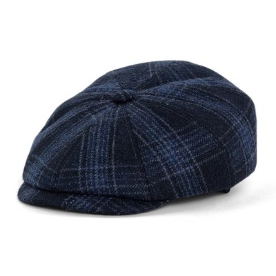 Casquette gavroche/irlandaise - Gårda Premium Banbury Wool Newsboy (bleu)