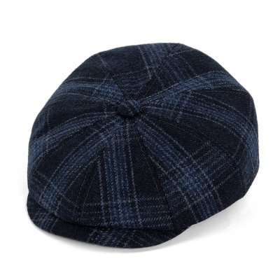 Casquette gavroche/irlandaise - Gårda Premium Banbury Wool Newsboy (bleu)