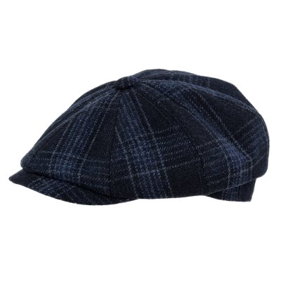 Casquette gavroche/irlandaise - Gårda Premium Banbury Wool Newsboy (bleu)