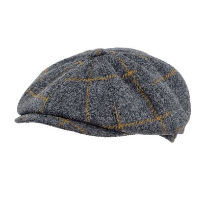 Casquette gavroche/irlandaise - Gårda Premium Callander Wool Newsboy (gris)