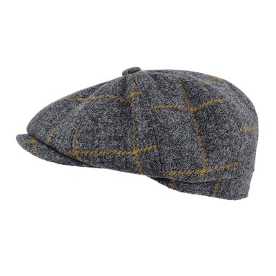 Casquette gavroche/irlandaise - Gårda Premium Callander Wool Newsboy (gris)
