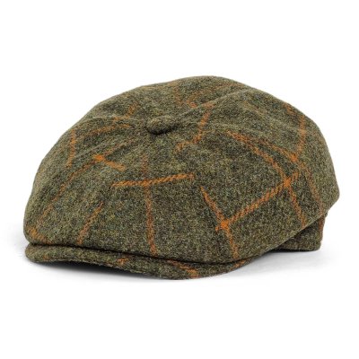 Casquette gavroche/irlandaise - Gårda Premium Callander Wool Newsboy (vert)