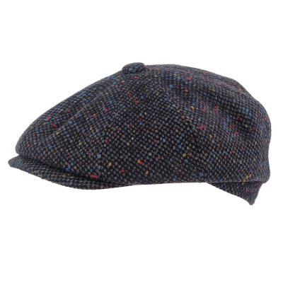 Casquette gavroche/irlandaise - Gårda Premium Consett Wool Newsboy (bleu)