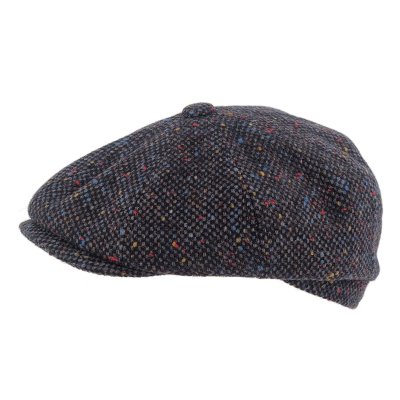 Casquette gavroche/irlandaise - Gårda Premium Consett Wool Newsboy (bleu)