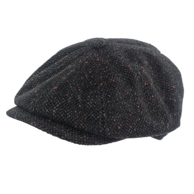 Casquette gavroche/irlandaise - Gårda Premium Consett Wool Newsboy (noir)