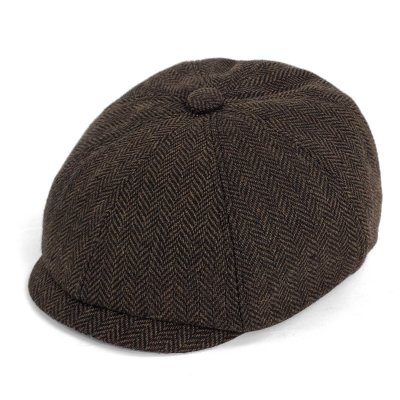 Casquette gavroche/irlandaise - Gårda Digby Newsboy Cap (marron foncé)