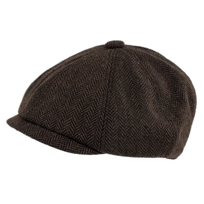 Casquette gavroche/irlandaise - Gårda Digby Newsboy Cap (marron foncé)