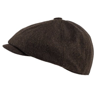 Casquette gavroche/irlandaise - Gårda Digby Newsboy Cap (marron foncé)