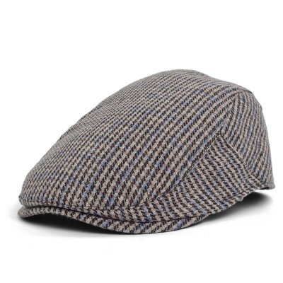 Casquette gavroche/irlandaise - Gårda Dunbeath (beige/bleu)