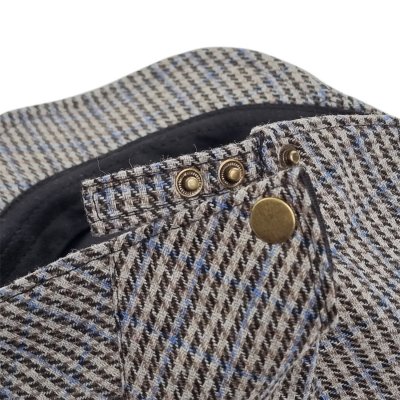 Casquette gavroche/irlandaise - Gårda Dunbeath (beige/bleu)