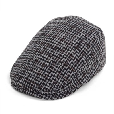 Casquette gavroche/irlandaise - Gårda Dunbeath (gris/marron)