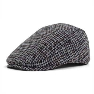 Casquette gavroche/irlandaise - Gårda Dunbeath (gris/marron)
