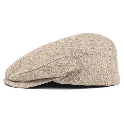 Casquette gavroche/irlandaise - Gårda Edington Striped Sixpence (beige)