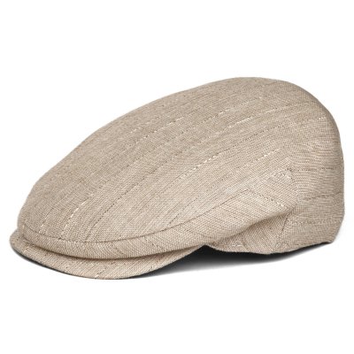 Casquette gavroche/irlandaise - Gårda Edington Striped Sixpence (beige)