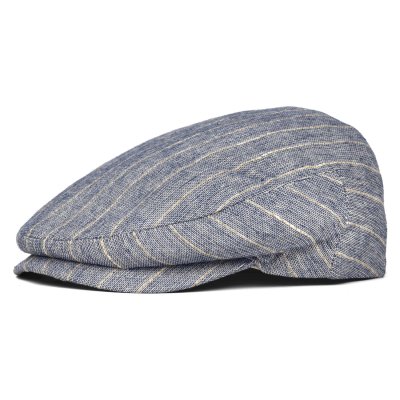 Casquette gavroche/irlandaise - Gårda Edington Striped Sixpence (bleu)