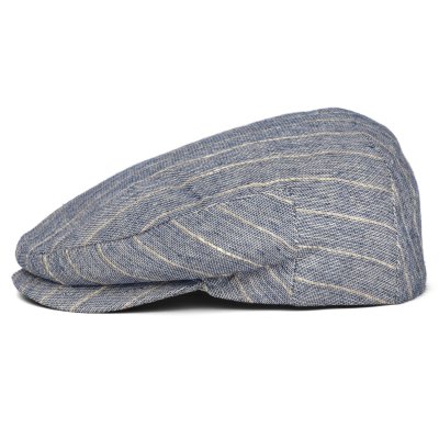 Casquette gavroche/irlandaise - Gårda Edington Striped Sixpence (bleu)