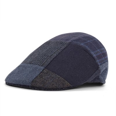 Casquette gavroche/irlandaise - Gårda Florens Wool (bleu/multi)