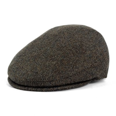 Casquette gavroche/irlandaise - Gårda Premium Kirkby Wool Sixpence (noir/blanc)