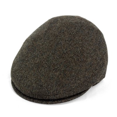 Casquette gavroche/irlandaise - Gårda Premium Kirkby Wool Sixpence (noir/blanc)