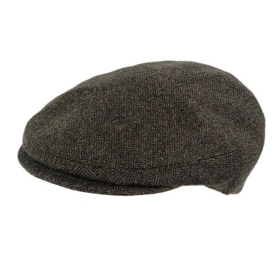 Casquette gavroche/irlandaise - Gårda Premium Kirkby Wool Sixpence (noir/blanc)